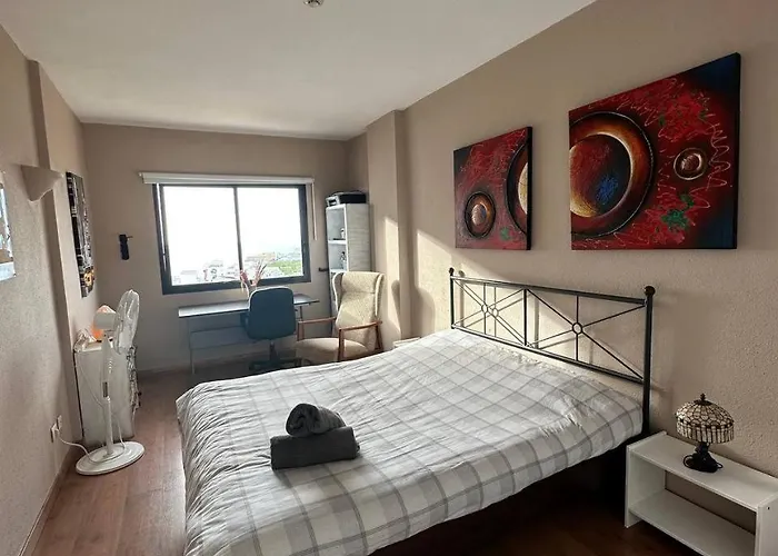 Apto Increible, Acogedor, Luminoso De Ambiente Muy Relajante Con Excelentes Vistas Y Servicios/ Amazing With Sunset Lovely Views Апартаменты Адехе