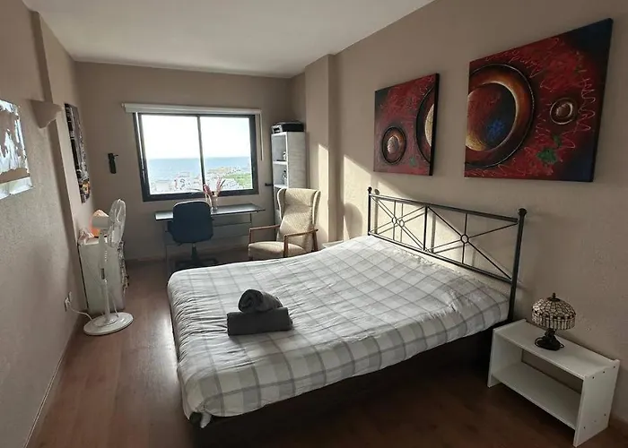 Apto Increible, Acogedor, Luminoso De Ambiente Muy Relajante Con Excelentes Vistas Y Servicios/ Amazing With Sunset Lovely Views Адехе